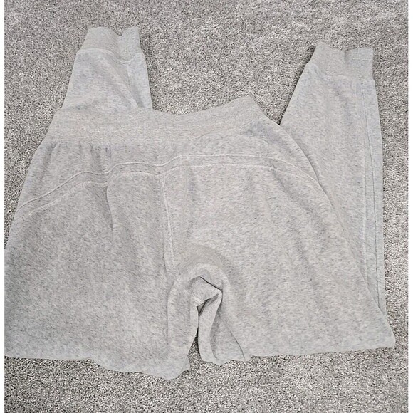 Lululemon Warm Down Jogger Velour Heathered Gray Women’s Size 6/8 30" Waist - Picture 7 of 8